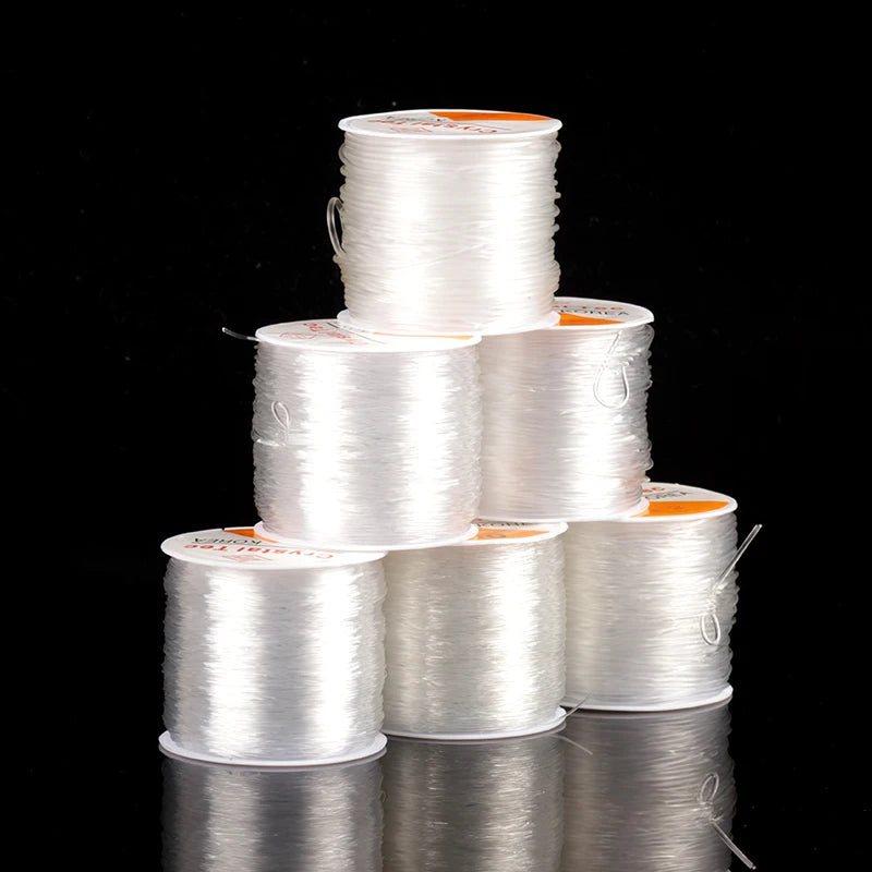 100m/Roll Elastic Crystal Jewelry Cord Beading String Strong Stretchy Thread Cords for DIY Necklace Bracelet Jewelry Making