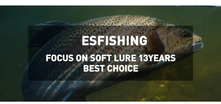 ESFISHING soft lures fishing Peche pike Hog Shad 100mm  200mm Sea Fishing Silicone bait swimbait sea lake isca artificial