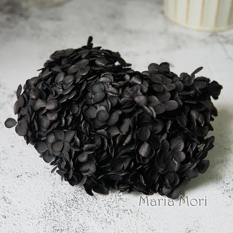 Anna Hydrangea (Color 123-164) Flowers Little Leaves Preserved Hydrangea Home Decor DIY Material Epoxy Resin Handmade Flowers