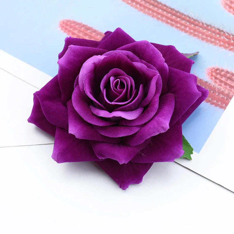 50/100 Pieces artificial flowers for home decoration wedding bridal accessories clearance diy gift box scrapbooking bride brooch