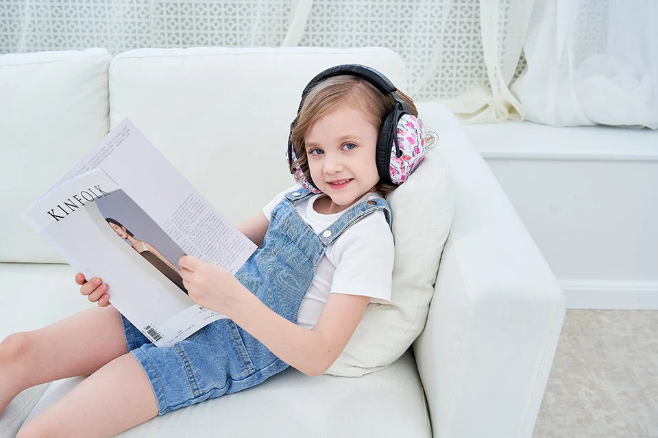 ZOHAN  Kids Ear Protection Safety Ear Muffs  Noise Reduction Ear Protection Defenders Hearing Protectors for Toddlers Children