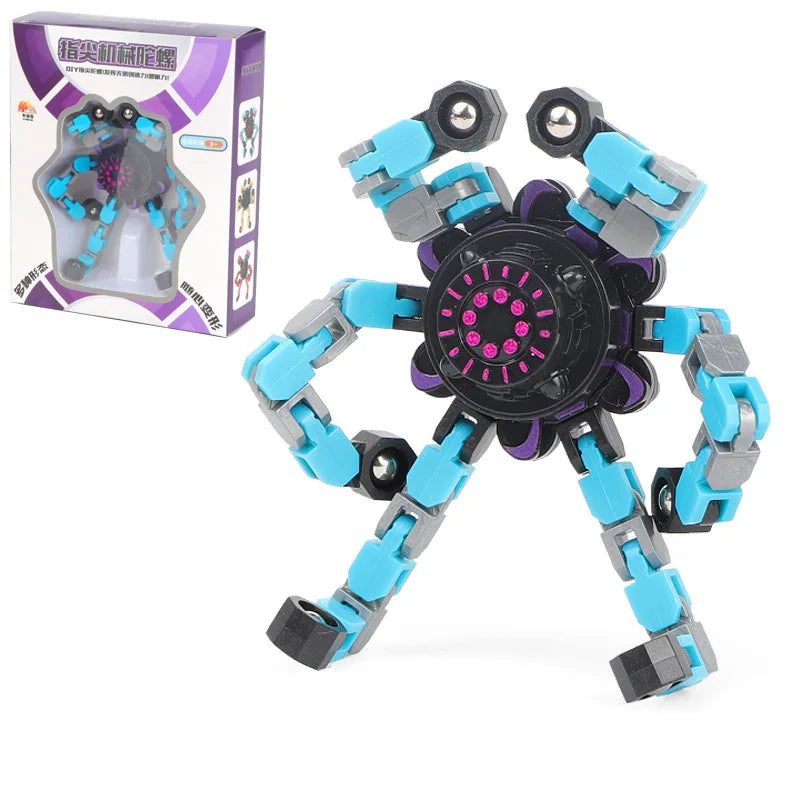 Deformed Fidget Spinner Chain Toys For Children Antistress Hand Spinner Vent Toys Adult Stress Relief Fidget Sensory Gyro Gift