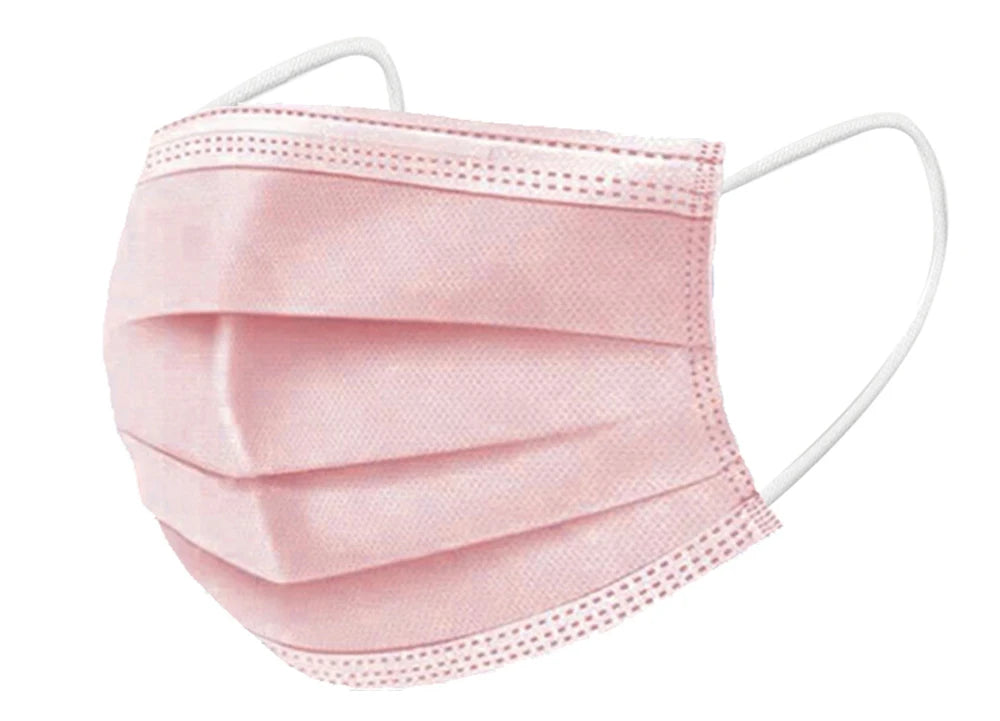 Mouth Masks 3-layer Anti-Dust Disposable Mascarillas  Non Woven Meltblown Cloth Masks Elastic Ear Loop Face Mask