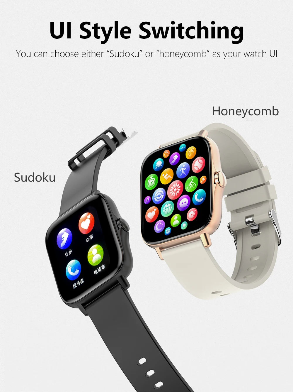 2026 New Multifunctional Smart Watch Men & Women Bluetooth Connected Phone Music Fitness Sports Bracelet Sleep Monitor watch
