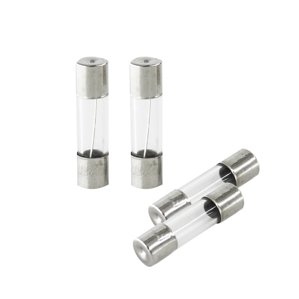 100PCS 5x20mm Fast Glass Fuse Kit In Package 0.2A 0.5A 1A 2A 3A 5A 8A 10A 15A 20A/20V 5*20mm Insurance Tube Package