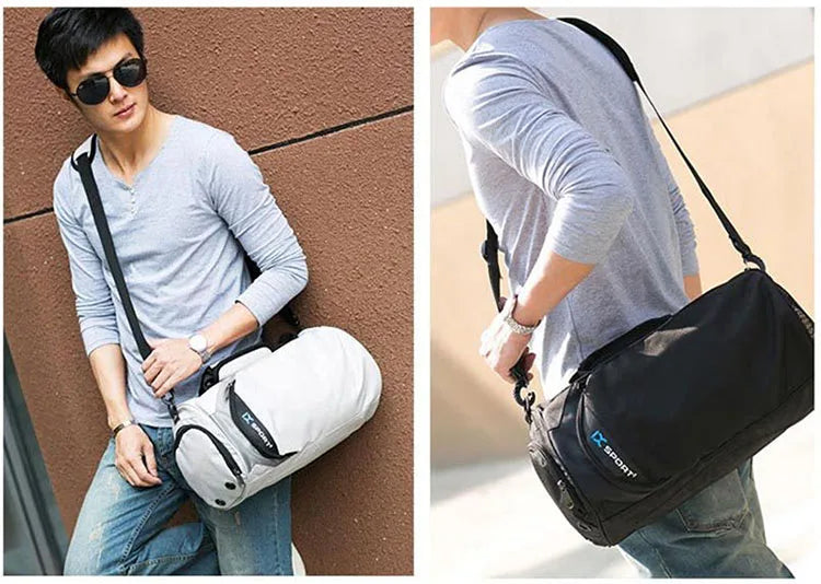 Large Gym Bag Fitness Bags Wet Dry Training Men Yoga For Shoes Travel Shoulder Handbags Multifunction Work Out Swimming Bag