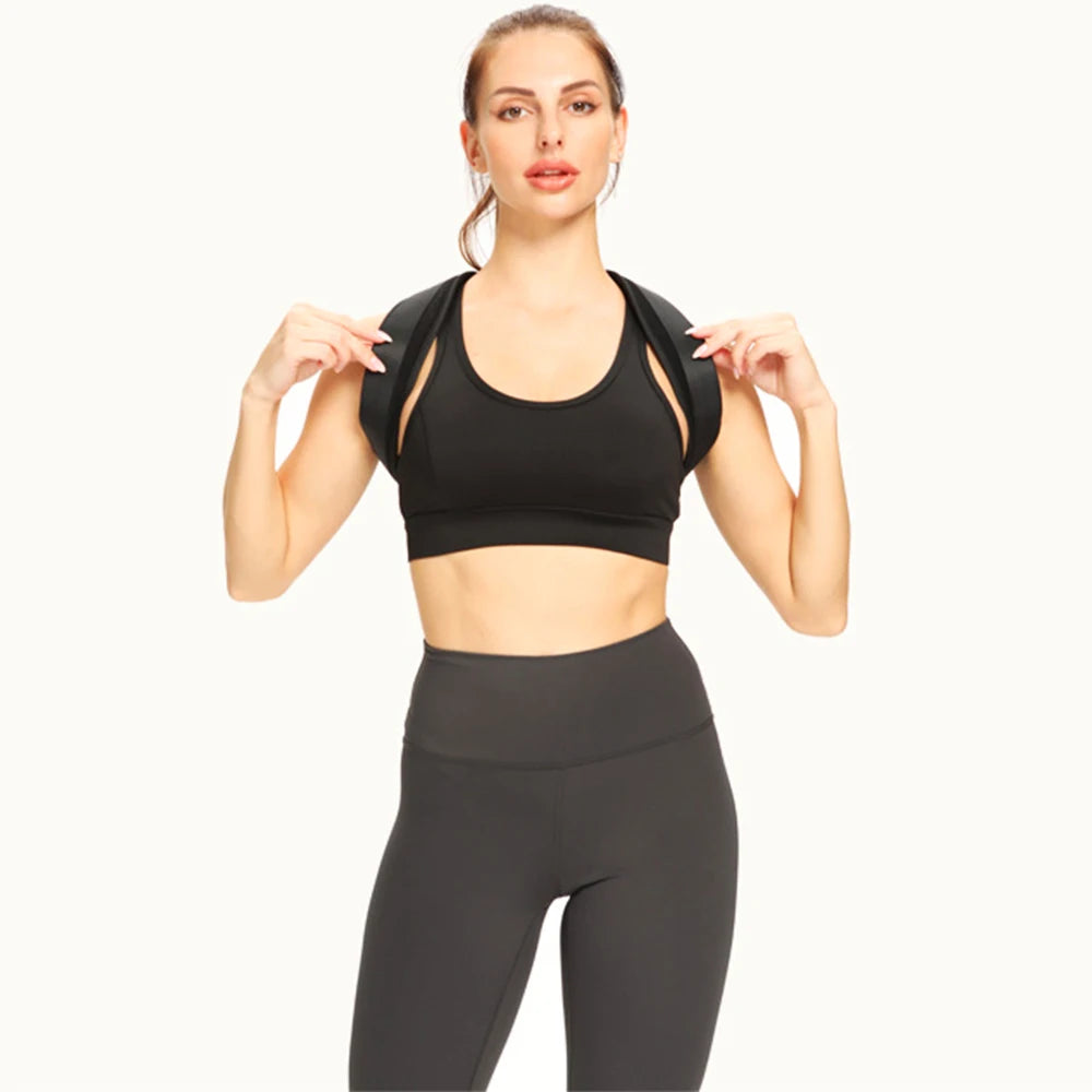 Adjustable Back Shoulder Posture Corrector Belt Clavicle Spine Support Reshape Your Body Home Office Sport Upper Back Neck Brace