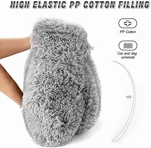 Super Soft Dog Bed Plush Cat Mat Dog Beds For Large Dogs Bed Labradors House Round Cushion Pet Product Accessories