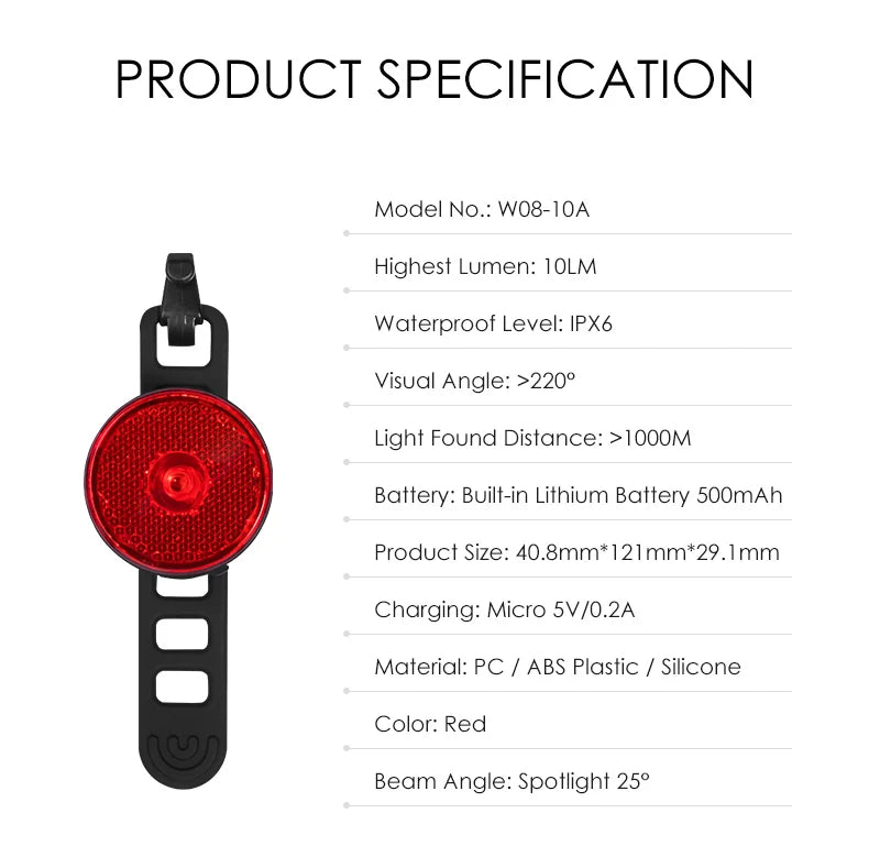 GACIRON 400-800LM Bicycle Headlight Bike Front Light with Wire Remote Switch IPX6 Waterproof Chargeable Pro Contest Flashlight