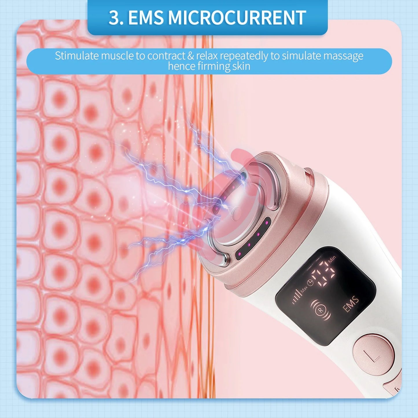 Mini HIFU Machine Ultrasonic RF EMS HIFU Facial Lifting Skin Tightening Device Face Chin Neck Eye Anti Wrinkle Massager Home Use
