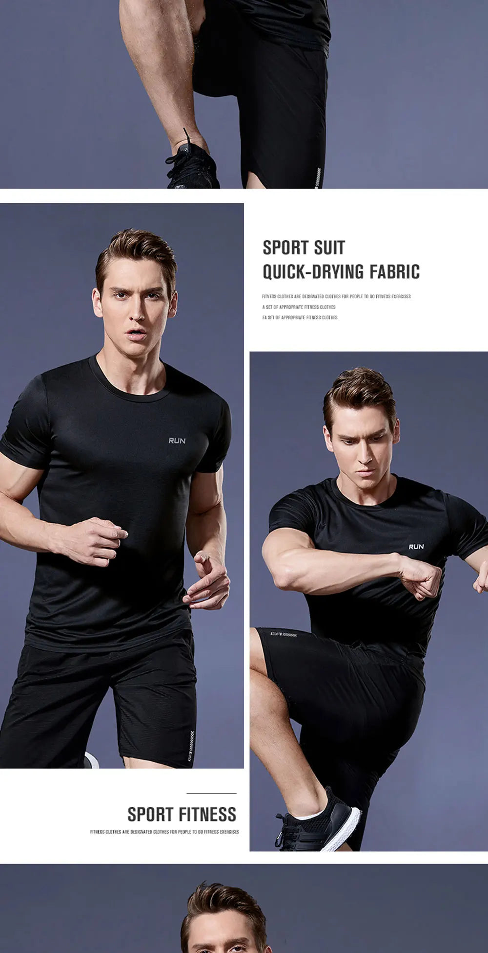 Running Shirts Soccer Shirts Men's Jersey Sportswear Men's Running T-Shirts Quick Dry Compression Sport T-Shirts Fitness Gym