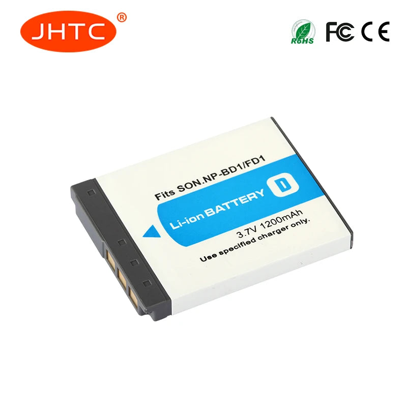 1200mAh NP-FD1 NP-BD1 NP BD1 FD1 Camera Battery For SONY DSC T300 TX1 T900 T700 T500 T200 T77 T900 T90 Batteries