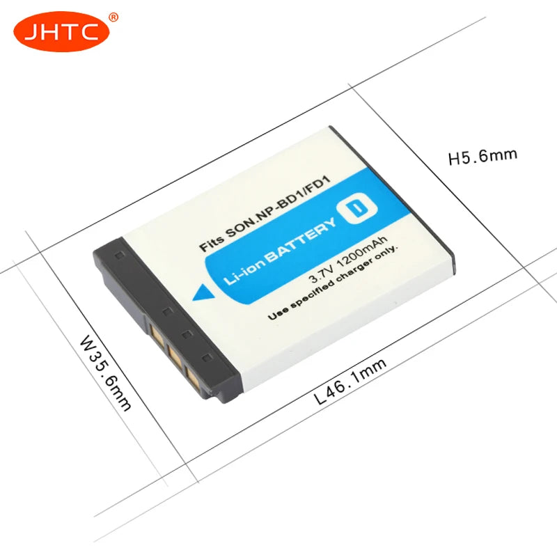 1200mAh NP-FD1 NP-BD1 NP BD1 FD1 Camera Battery For SONY DSC T300 TX1 T900 T700 T500 T200 T77 T900 T90 Batteries