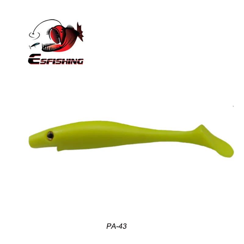 ESFISHING soft lures fishing Peche pike Hog Shad 100mm  200mm Sea Fishing Silicone bait swimbait sea lake isca artificial
