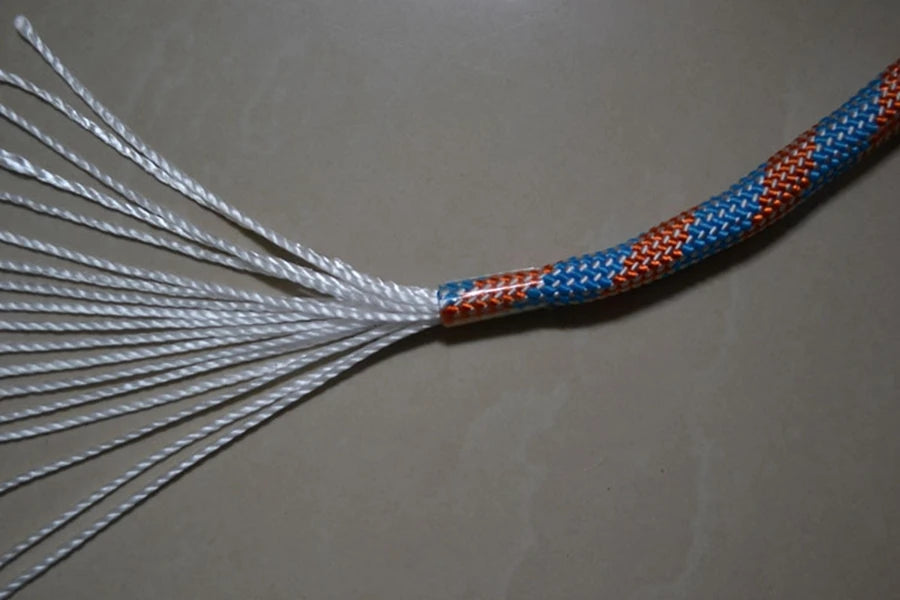 Desert&Fox Climbing Rope 10m/20m/30m/50m Outdoor Emergency Rope Wear Resistant 9mm Diameter High Strength Hiking Accessory Tool