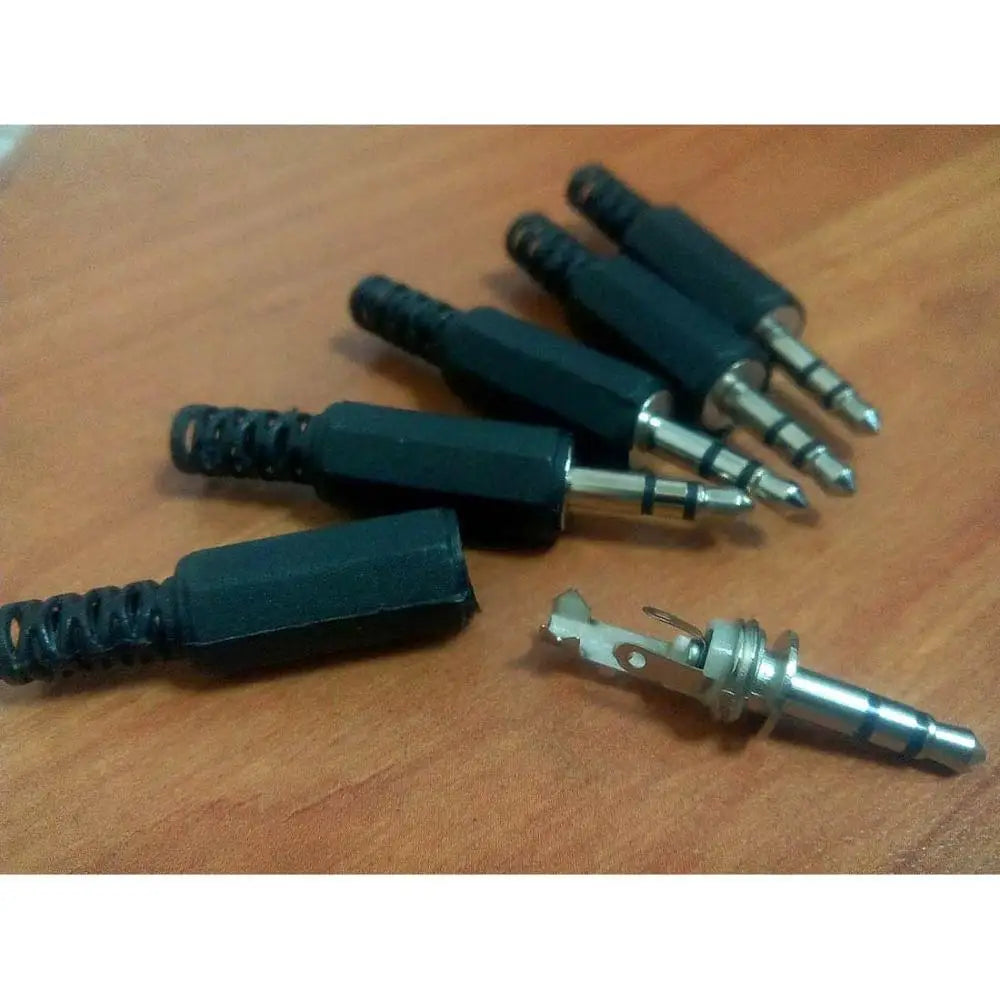 5Pcs/lot 3.5mm Black Plastic Housing  Audio Jack Plug Headphone Connector Discount