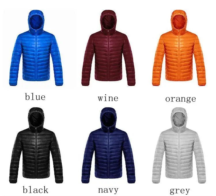 NewBang Down Coat Male Ultra Light Down Jacket Men's Warm Jackets Windbreaker Lightweight Coat Feather Puffer Parka Feather Coat