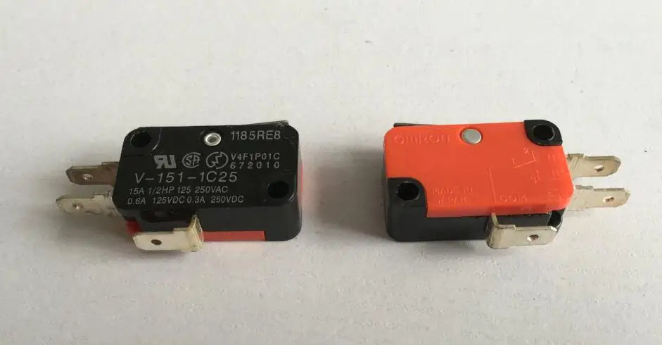 10pcs travel switch micro switch self-resetting V-15-1C25 V-151-1C25 V-152-1C25 V-153-1C25 V-154-1C25 V-155-1C25 V-156-1C25