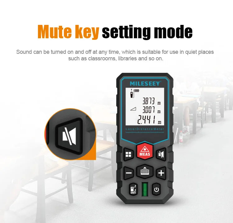 Mileseey X5 S6 Laser Tape Measure Laser Profesional Laser Distance Meter Trena Rangefinder Laser Metro Laser Range Finder