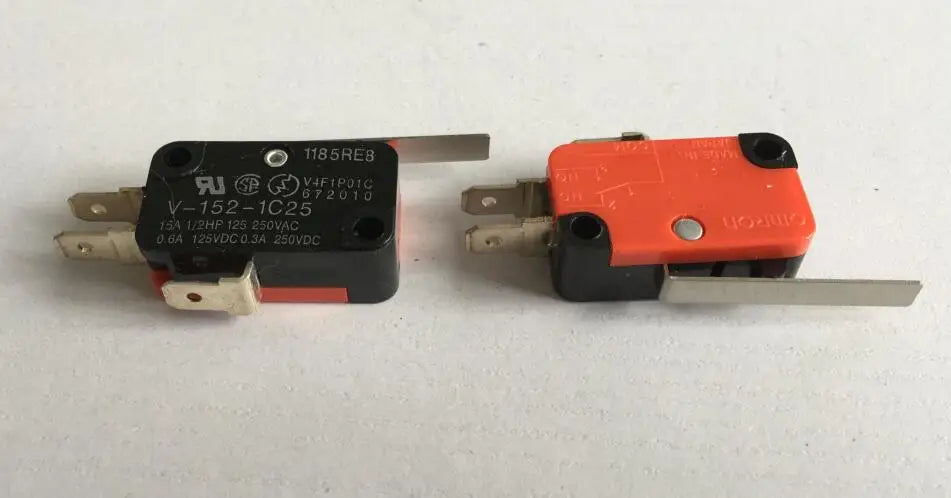 10pcs travel switch micro switch self-resetting V-15-1C25 V-151-1C25 V-152-1C25 V-153-1C25 V-154-1C25 V-155-1C25 V-156-1C25