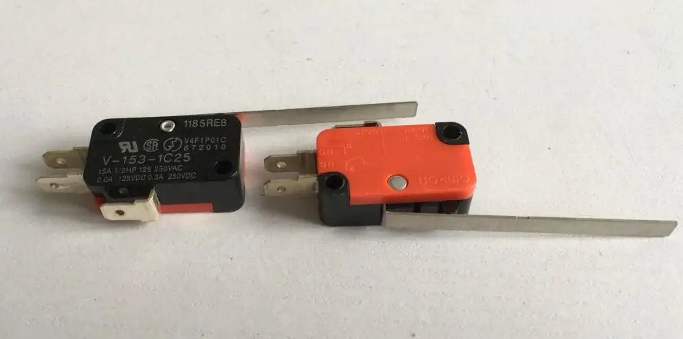 10pcs travel switch micro switch self-resetting V-15-1C25 V-151-1C25 V-152-1C25 V-153-1C25 V-154-1C25 V-155-1C25 V-156-1C25
