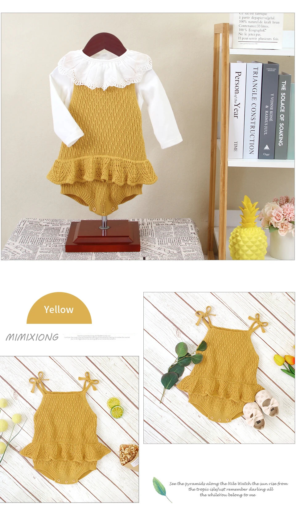 Baby Bodysuit Cute Newborn Girl Outfits Clothes Tops Fashion Summer Toddler Infant Strap Jumpsuit Solid Knitted Kids Onesie 0-2Y