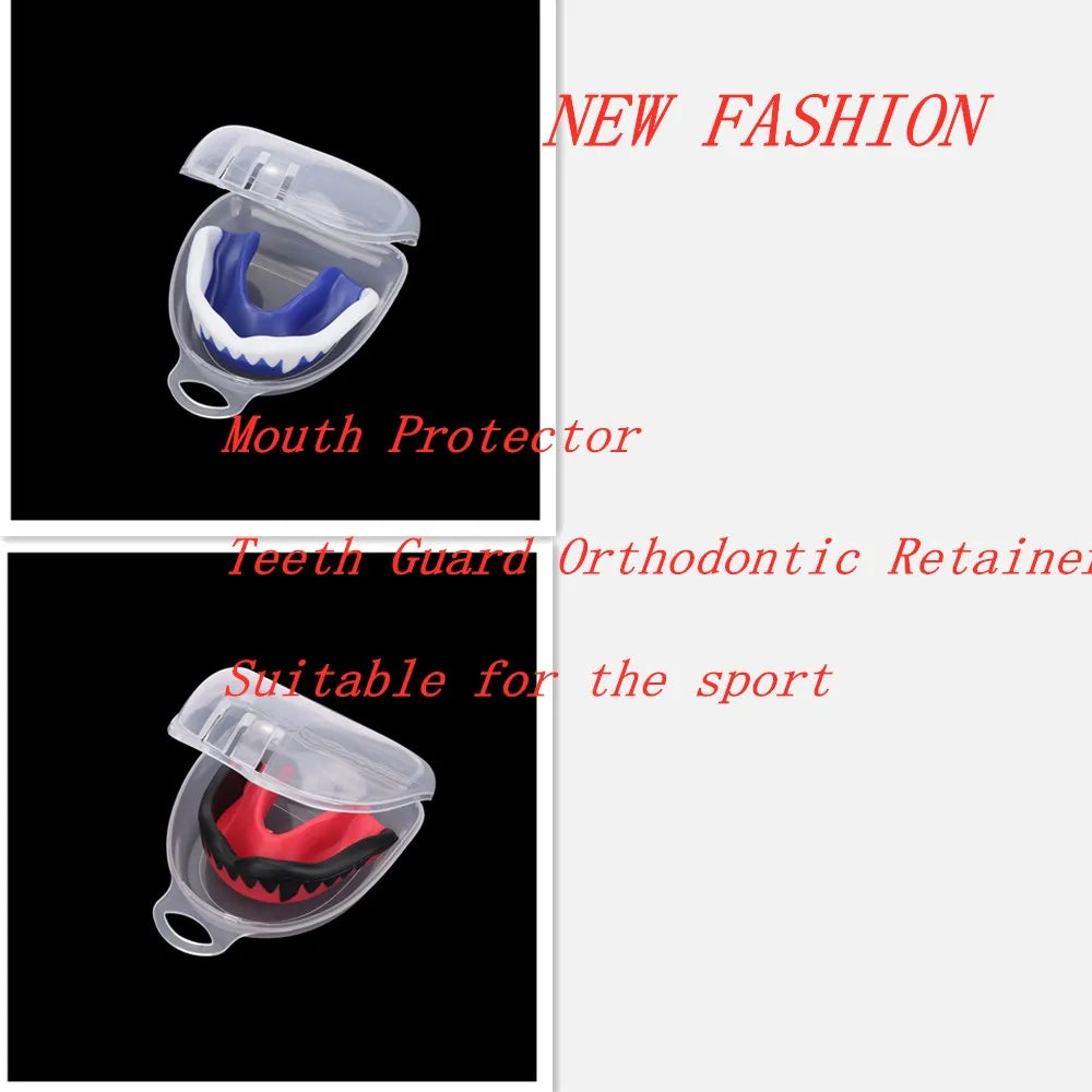 1pcs Tooth Protector Boxing Mouthguard Brace Boxing Tooth Protector Tooth Guard Sports Brace Orthodontic Appliance Trainer