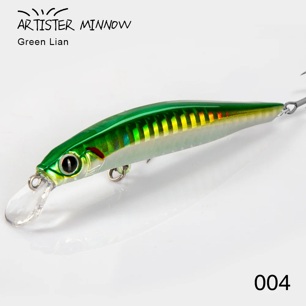 Hunthouse Trout Fishing Lure Sinking Jerkbait 70/80/105mm 7/8.5/18.5g Artist Minnow Sea Fishing Bait Twitch Hard Lure For Bass