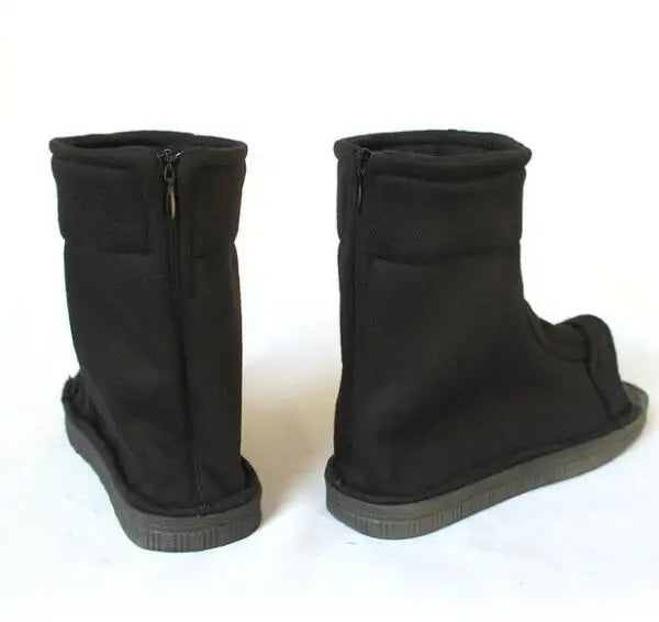 Japan Anime Cosplay Shoes Men Women Black Blue White Cotton Soft Sandals Boots Halloween Costume Christmas Party Shoes Footwear