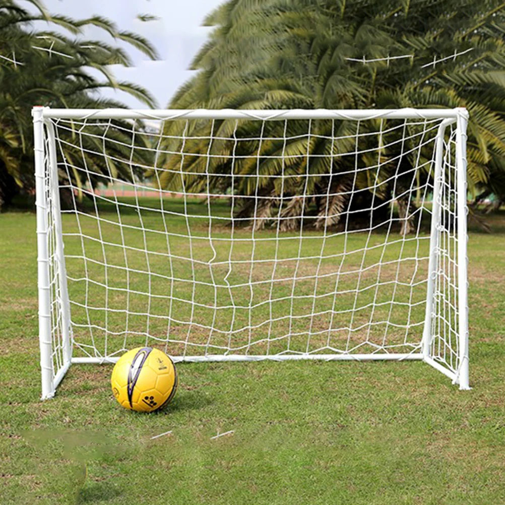 6 x 4ft Football Soccer Goal Post Net For Kids Outdoor Football Match Training Portable
