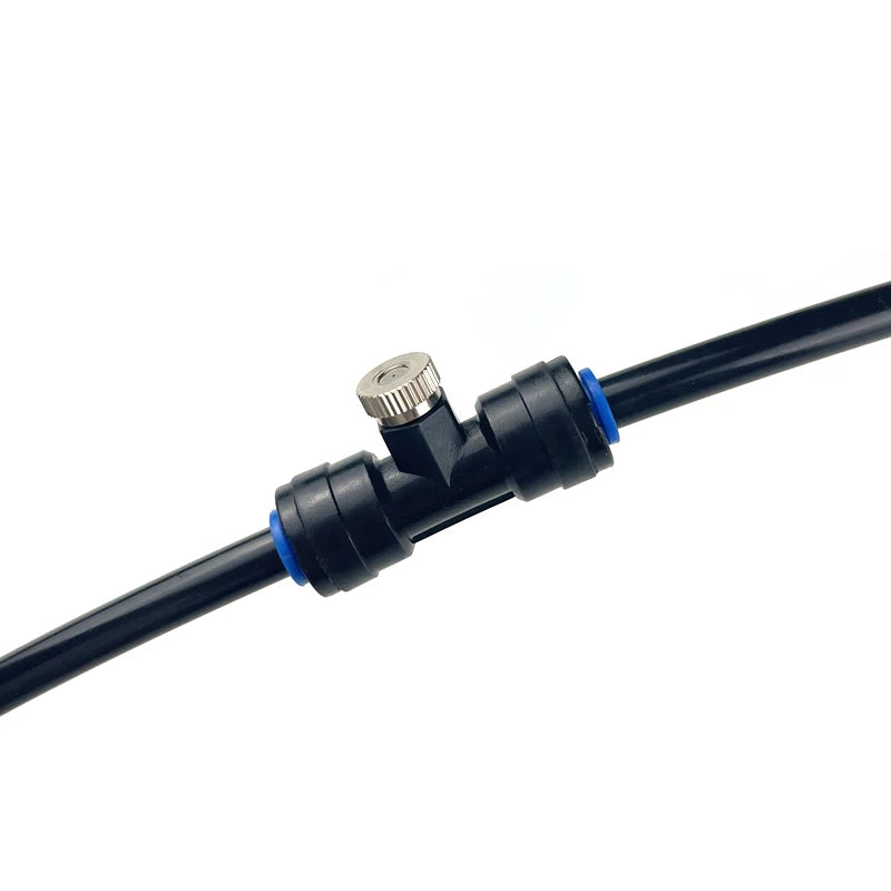 Water Misting Cooling System Kit Summer Sprinkler Brass Nozzle Outdoor Garden Greenhouse Park Plants Spray Hose