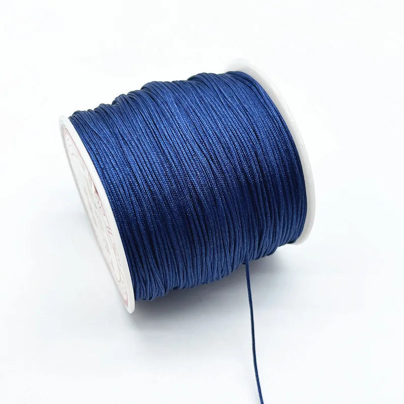 100M/Roll 0.8mm Nylon Cord Thread Chinese Knot Macrame Cord Bracelet Braided String DIY Tassels Beading Shamballa String Thread