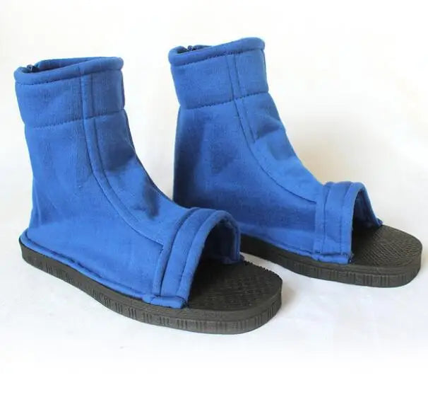 Japan Anime Cosplay Shoes Men Women Black Blue White Cotton Soft Sandals Boots Halloween Costume Christmas Party Shoes Footwear