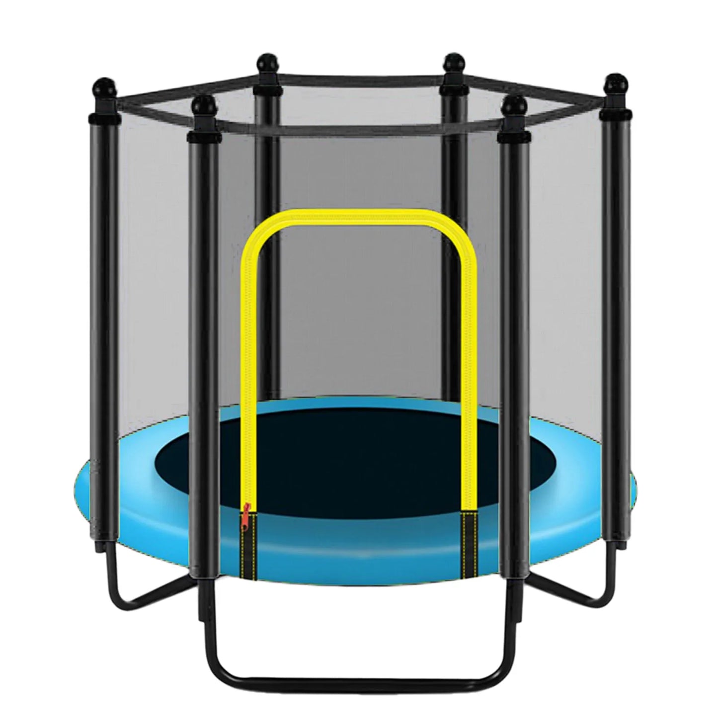 Round Kids Mini Trampoline Enclosure Net Pad Rebounder Outdoor Exercise Home Toys Jumping Bed Safety Net Protection Guard