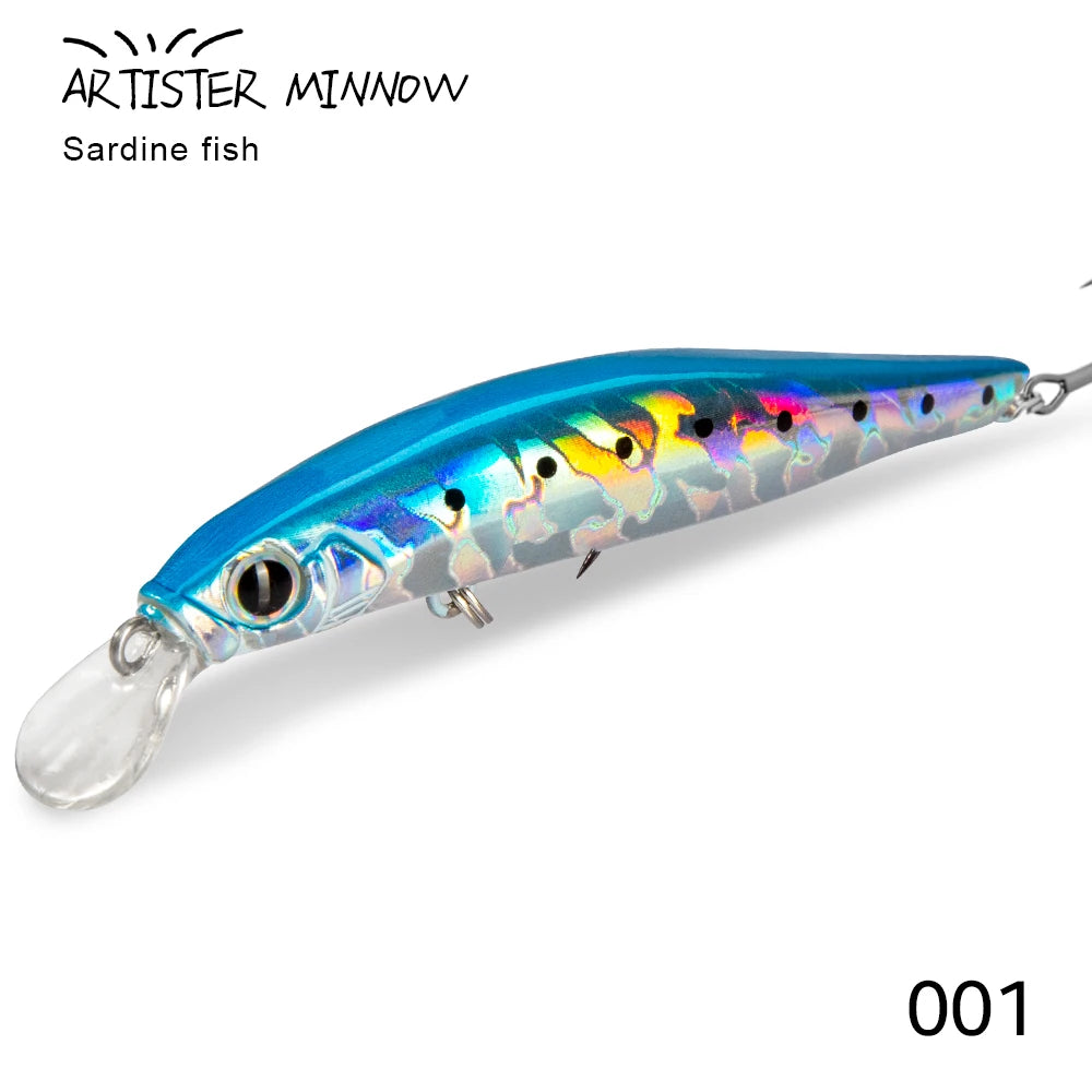 Hunthouse Trout Fishing Lure Sinking Jerkbait 70/80/105mm 7/8.5/18.5g Artist Minnow Sea Fishing Bait Twitch Hard Lure For Bass
