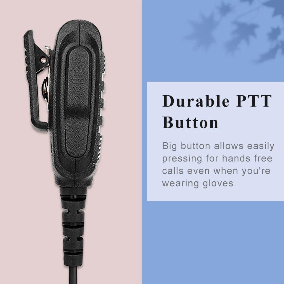 Retevis HK006 RA89 Waterproof Walkie Talkie Microphone PTT Mic Radio Speaker for Baofeng UV-5R BF-88E Retevis RT3S H777 RT22 TYT