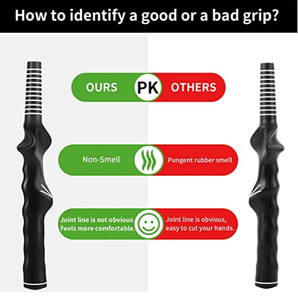 1Pcs Golf Club Grip  Swing Grip Trainer Teaching Practice Aid Training Grip Golf Hand Position Training Tool for Man Woman Kids