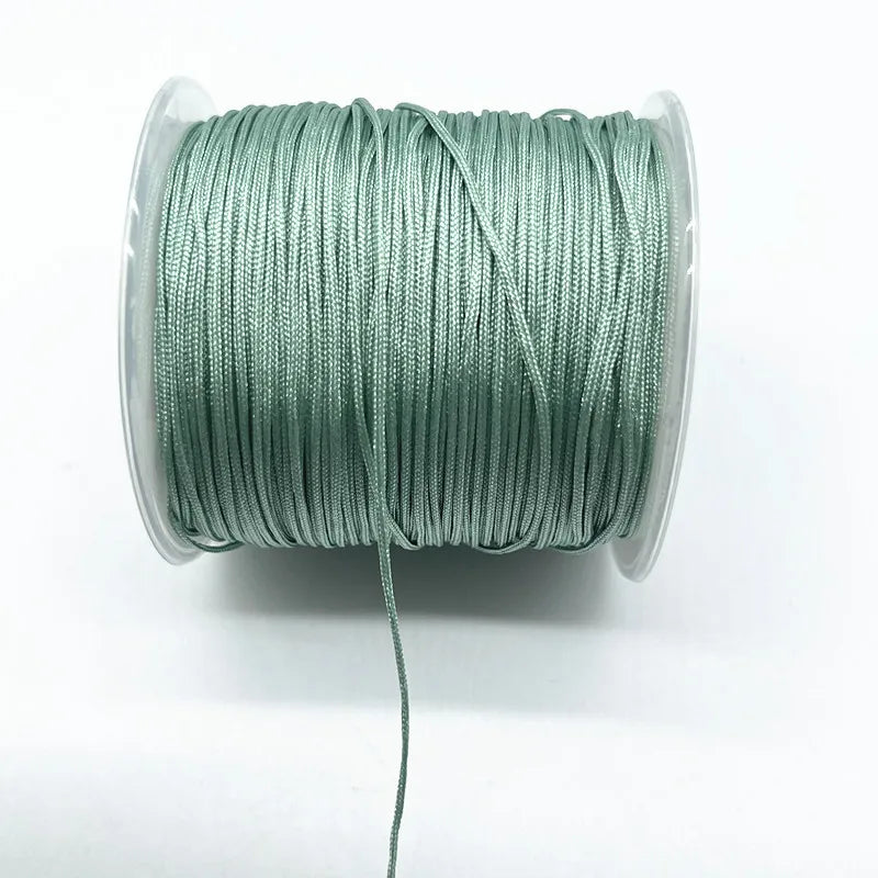 100M/Roll 0.8mm Nylon Cord Thread Chinese Knot Macrame Cord Bracelet Braided String DIY Tassels Beading Shamballa String Thread