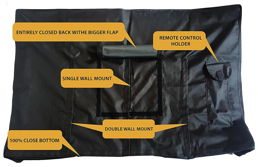 TV Weather and Dust proof Outdoor TV cover Beige 70 "75" 40 "46" 50 "55" 60 "65" Protective TV Screen Garden patio Outdoor TV