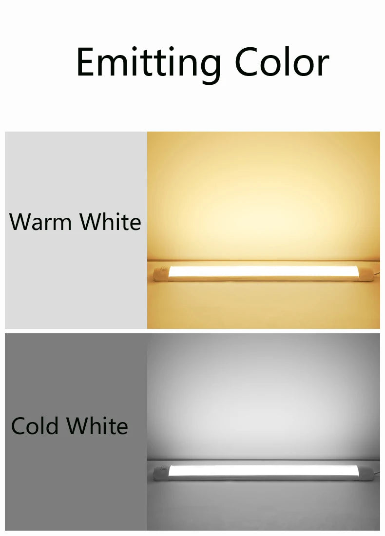 Led Lights Tube Home Lighting Kitchen Bedroom Garage Fixture t5/t8 Ceiling Linear Lamp Strip 220V Closet Cabinets 90/120cm Tube