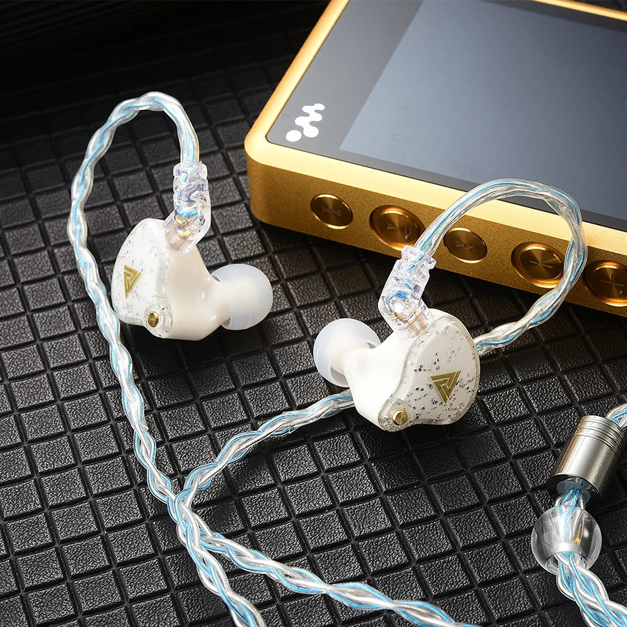 QKZ T1 Earphone Update Cable 3.5mm jack QDC 0.75mm Connector Wired Headphones For ZXN ZXT VK4 ZX2 ZAX2 KZ EDX ZSN Pro X TRN MT1