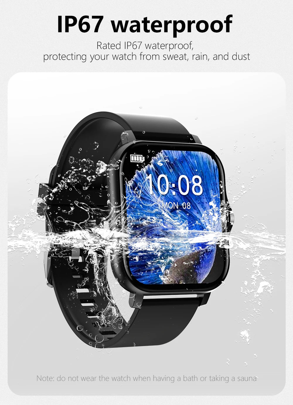 2026 New Multifunctional Smart Watch Men & Women Bluetooth Connected Phone Music Fitness Sports Bracelet Sleep Monitor watch