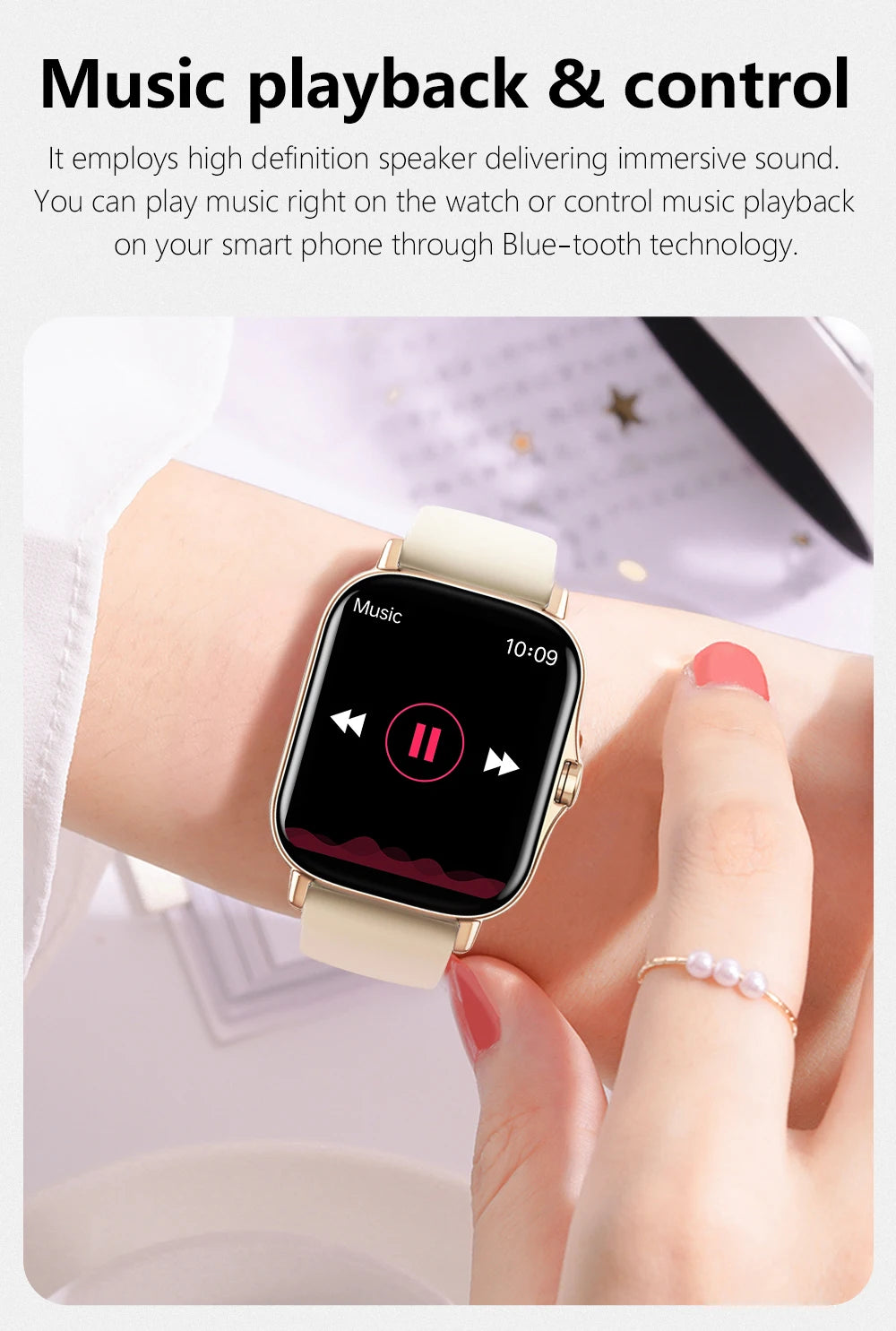 2026 New Multifunctional Smart Watch Men & Women Bluetooth Connected Phone Music Fitness Sports Bracelet Sleep Monitor watch