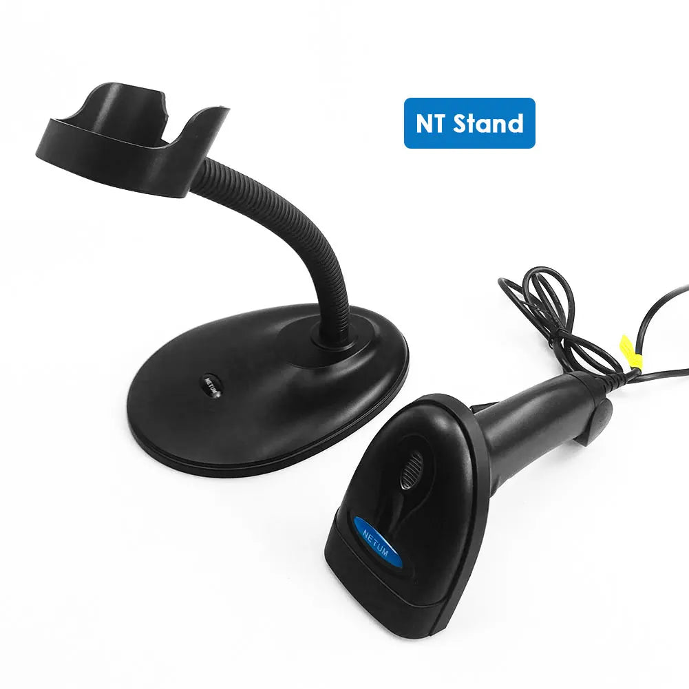 NETUM NT-1698W Handheld Wirelress Barcode Scanner AND NT-1228BL Bluetooth 1D/2D QR Bar Code Reader PDF417 for IOS Android IPAD