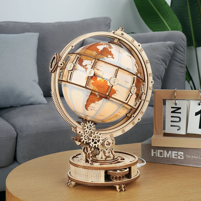 ROKR Curious Discovery Series 3D Wooden Puzzle Games Assembly Telescope Orrery Model Buliding Kits Toys Gift ST