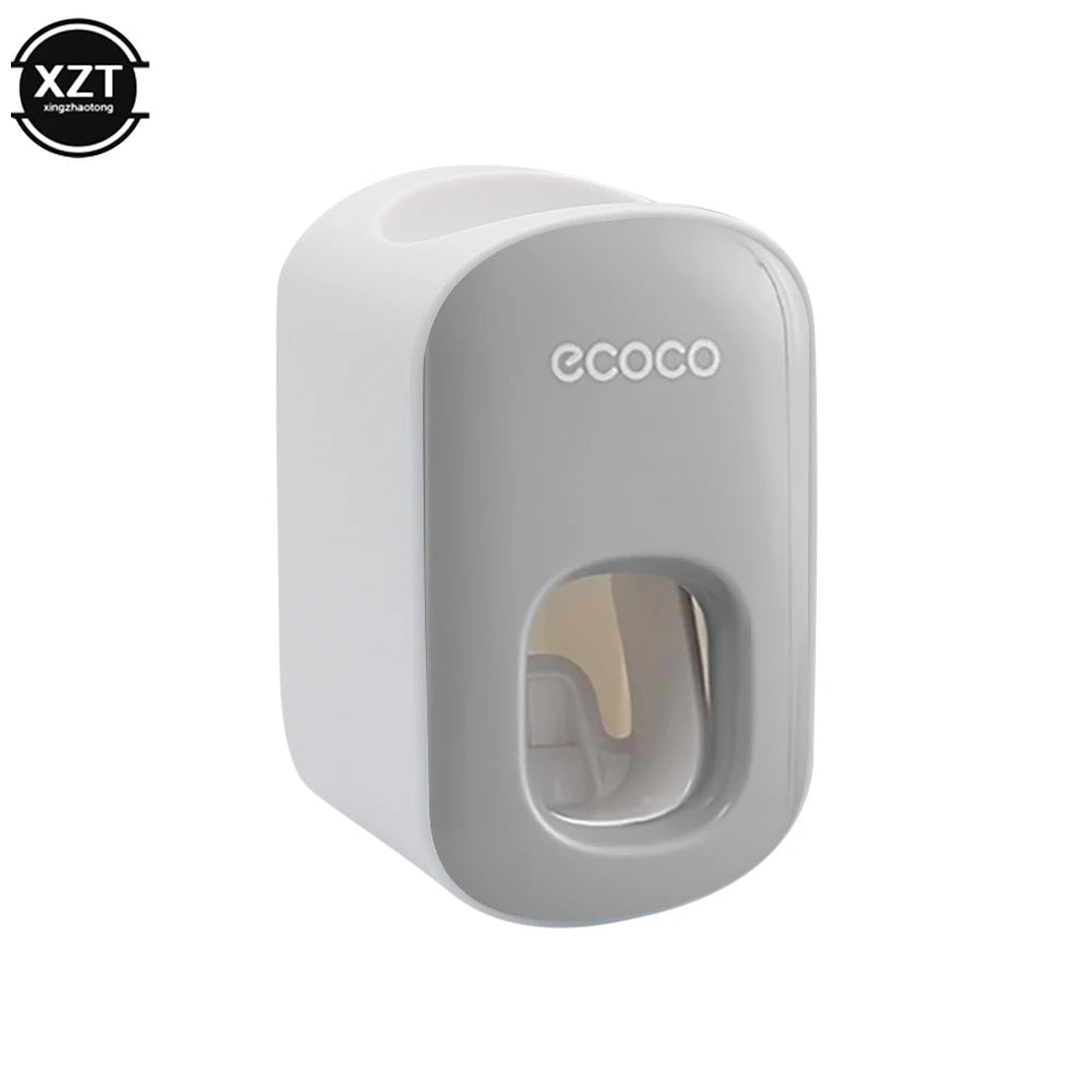 Toothpaste Dispenser Wall Mount Bathroom  Waterproof Toothpaste Squeezer Toothbrush Holde Bathroom Accessories