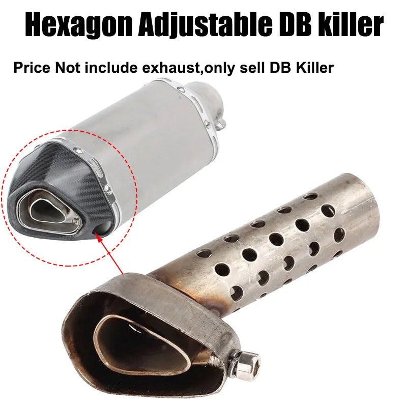 35mm 42mm 45mm 48mm 60mm DB  Killer Universal Motorcycle Exhaust Can Muffler Insert Baffle DB Killer Silencer Stainless Steel