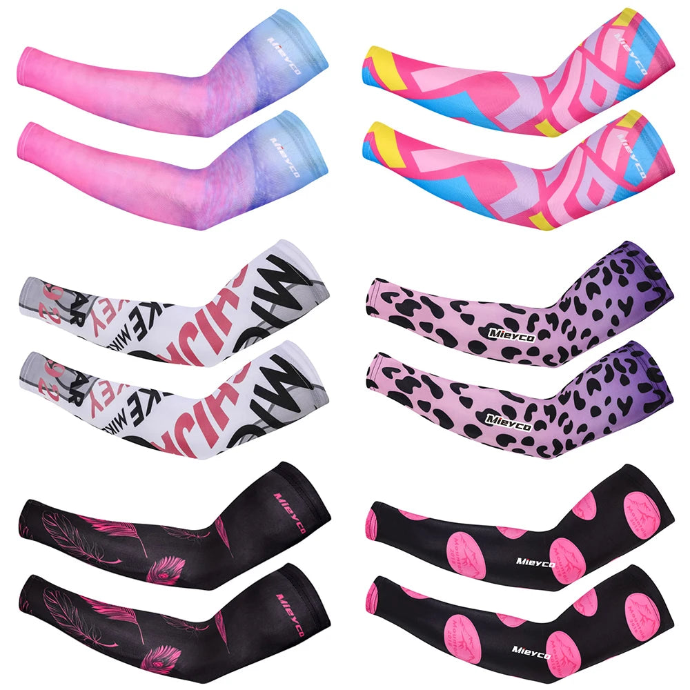 Basketball Sleeve Tattoo Sun Protection Running Arm Cover Ladies Arm Warmer Bicycle Cycling Cuff Women's Cycling Braces Gym