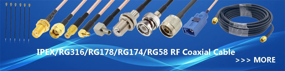 FEP Brown Jacket RG142 Coaxial Cable Silver-plated Copper Double Shielded RF Coaxial Cable 50 Ohm Low Loss BEVOTOP