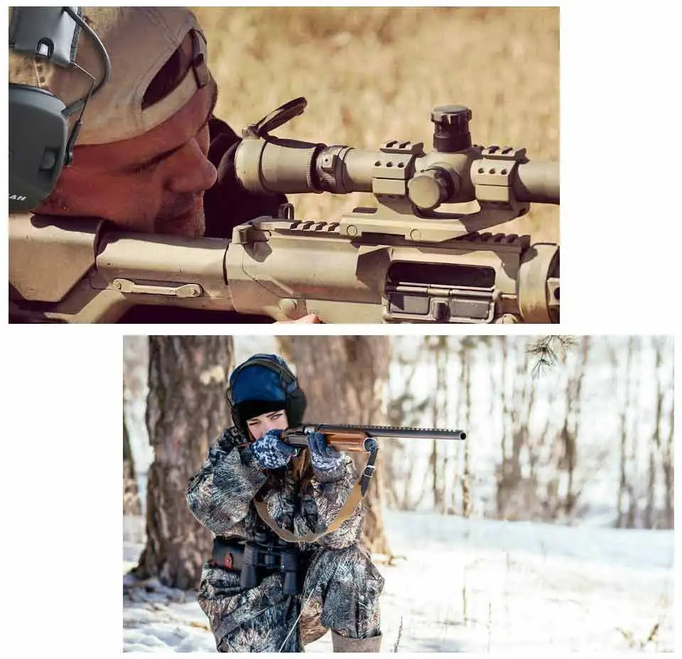 ZOHAN Electronic Shooting Ear Protection Sound Amplification Anti-noise Earmuffs Professional Hunting Ear Defender Outdoor Sport